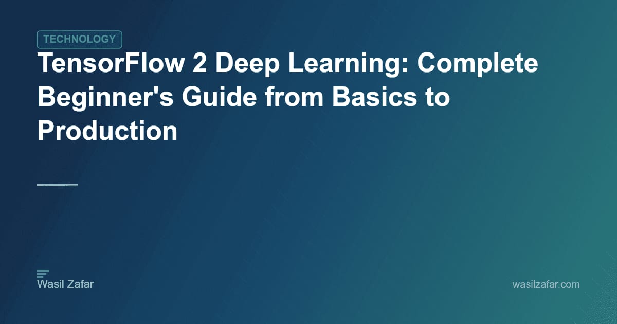 TensorFlow 2 Deep Learning: Complete Beginner's Guide from Basics to ...