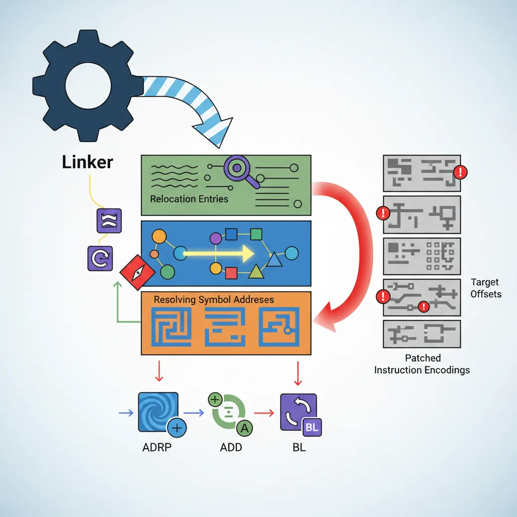 AArch64 RELA relocation types and patching flow