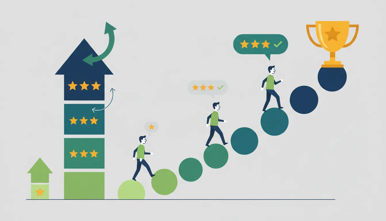 Illustration of contingency management showing escalating reinforcement for consecutive successes