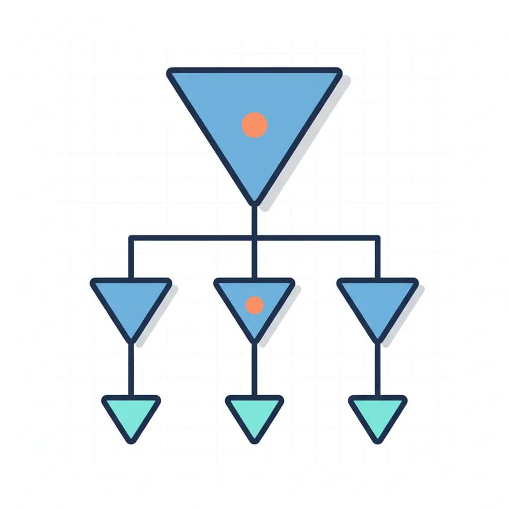 McKinsey structured thinking approach with top-down logic and pyramid principle