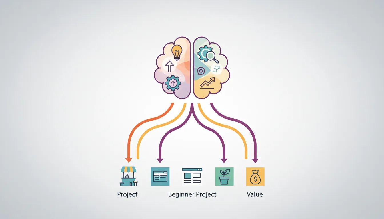 Overview of beginner entrepreneurship projects: business model analysis, customer interviews, and competitive analysis