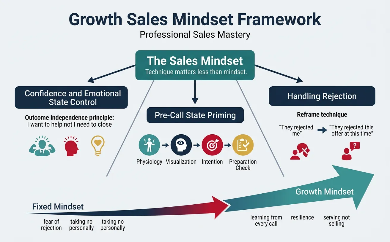 Growth mindset framework for sales professionals