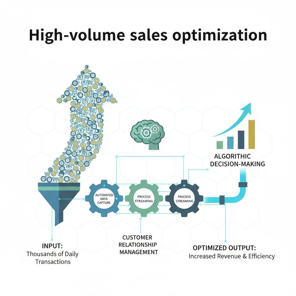 High-volume sales optimization framework for e-commerce and retail
