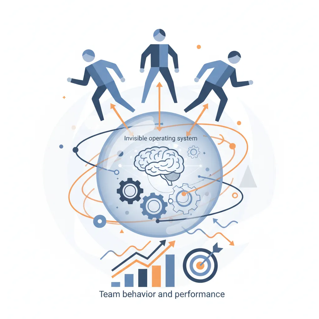 Sales team culture model showing high-performance behavioral elements
