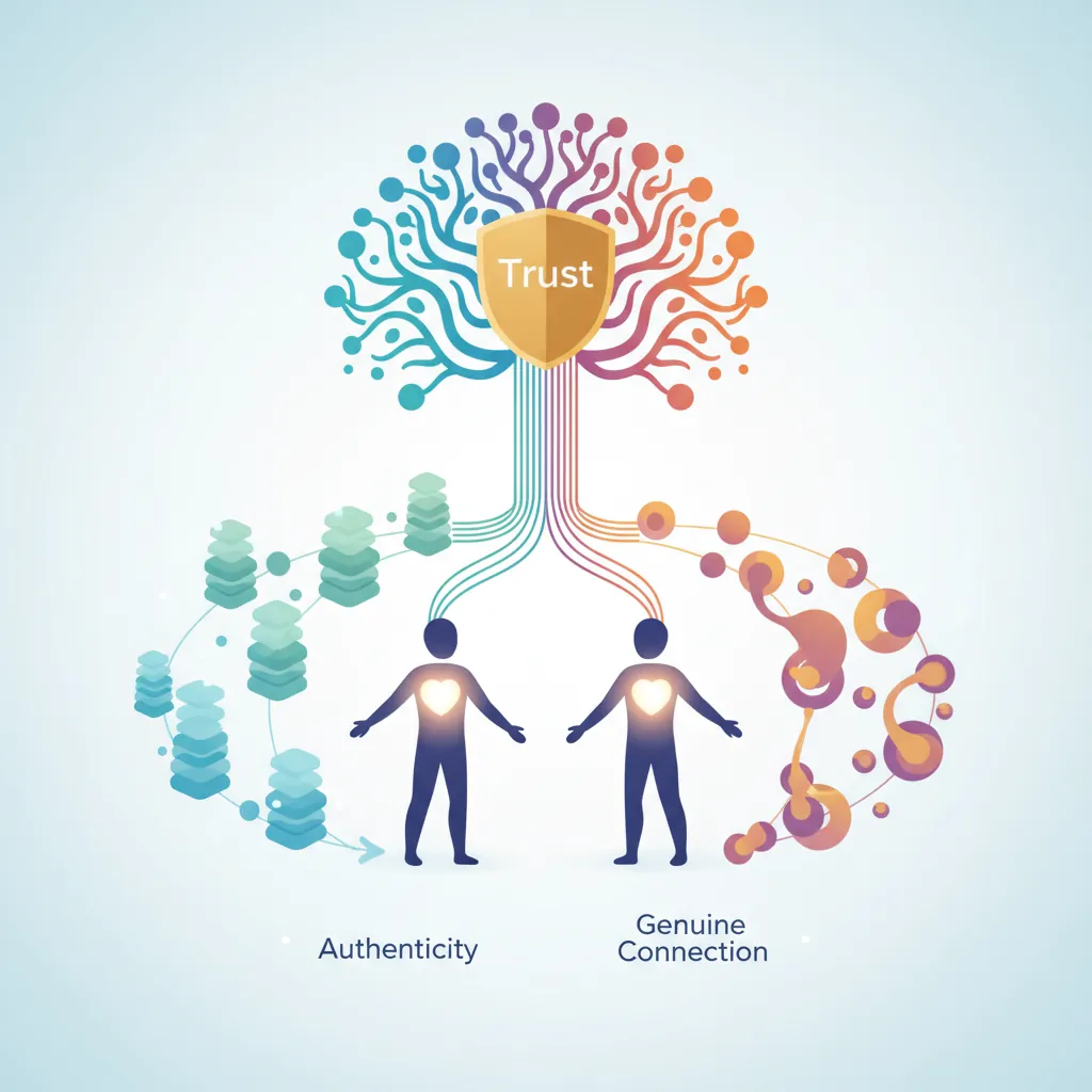 Stages of trust and rapport building in sales relationships